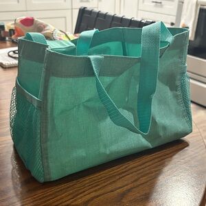 Thirty-One Aqua Mesh Carryall